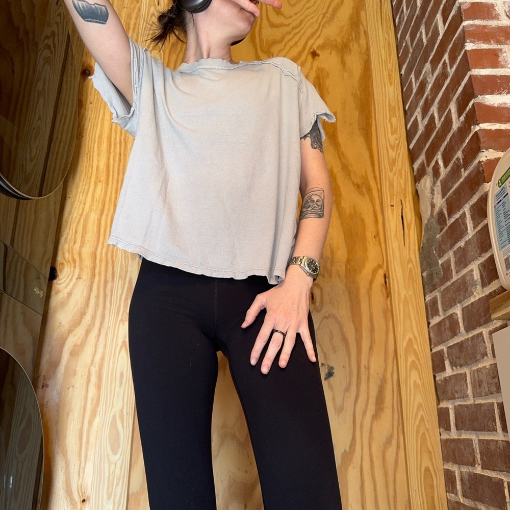 We The Free Casual Gray T-Shirt